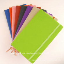 Assorted Color Quality PU Leather Agenda Planner Pocket Notebooks with Elastic Strap
